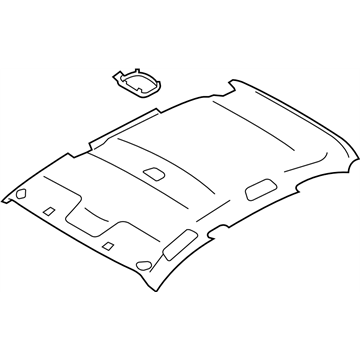 Subaru 94415FJ060ME Trim Panel Assembly Rf Sub