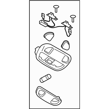 Subaru 84621FJ020ME Lamp Assembly Map