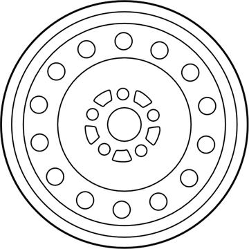 Subaru 28111FA160 Steel Disc Wheel