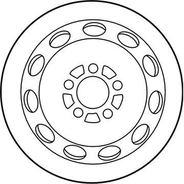 Subaru 28111FA140 Steel Disc Wheel