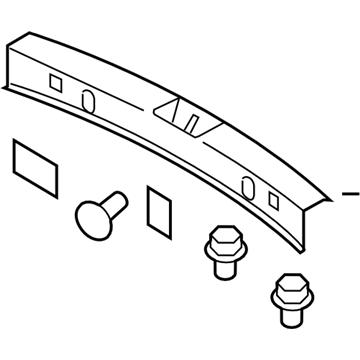 Subaru 94026FG010MG Trim Panel Rear Skirt C0