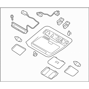 Subaru 92151AL10AME Console Assembly OveRHead