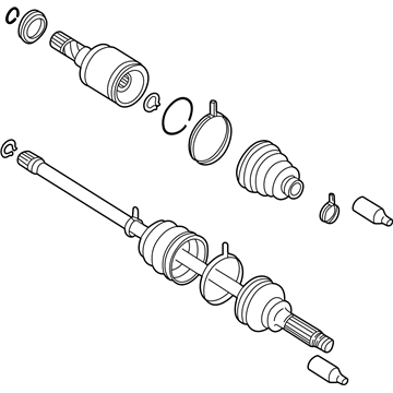 1998 Subaru Legacy Axle Shaft - 28021AC101