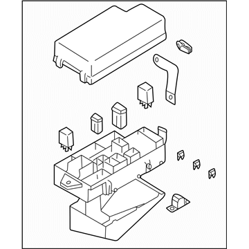 Subaru 82231FE050 Fuse Box Assembly Main