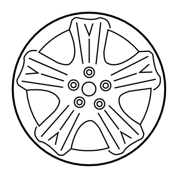 Subaru 28111AG15A Aluminium Disc Wheel