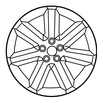 Subaru 28111AG37A Aluminium Disc Wheel