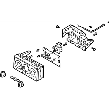 Subaru 72311AE21A Heater Control Assembly SLV