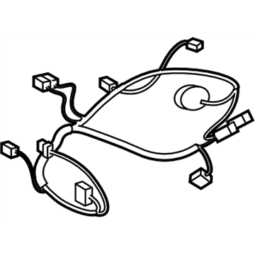 Subaru 64126AL03A Harness Assembly Mid 4RH