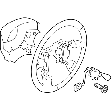 Subaru 34311AG18AJC Steering Wheel Assembly