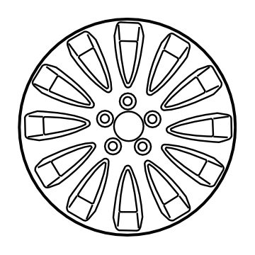 Subaru 28111FG171 Wheel Rim