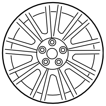 2014 Subaru Impreza WRX Spare Wheel - 28111FG210
