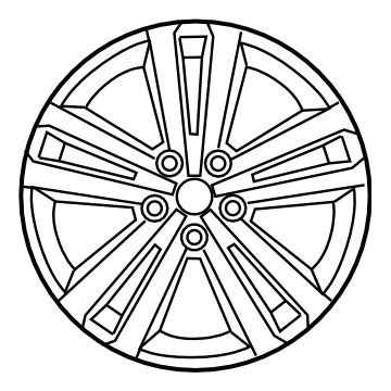 Subaru 28111FG240 Aluminium Disc Wheel