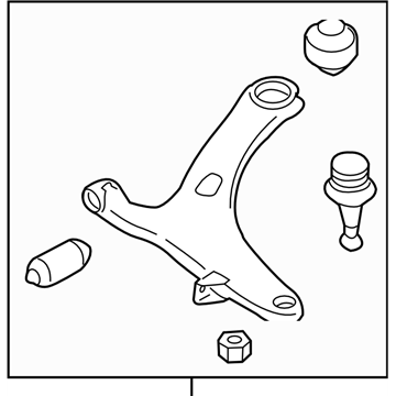 Subaru 20202FJ010 Arm Assembly Front LH