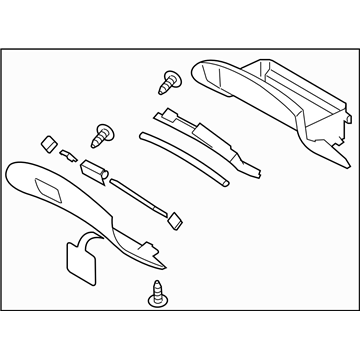 2010 Subaru Forester Glove Box - 66121FG020LL