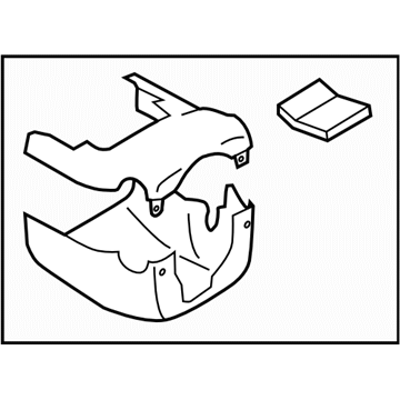 Subaru 34341CA020VH Column Cover Assembly