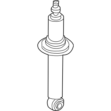 Subaru 20365AG10A Shock ABSORBER Complete Rear