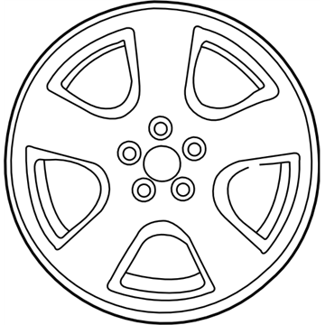 Subaru 28111FC130 Wheel Rim