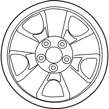 Subaru 28111FC020 Steel Disc Wheel