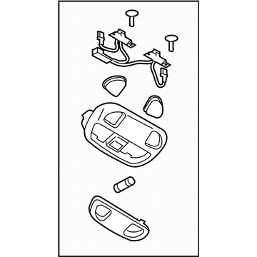 Subaru 84621FJ010ME Lamp Assembly Map