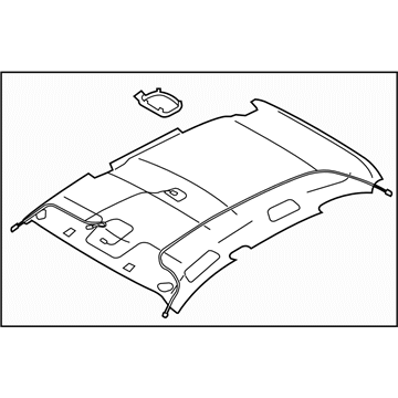 Subaru 94426FJ011ME Trim Panel Assembly Sun Sub