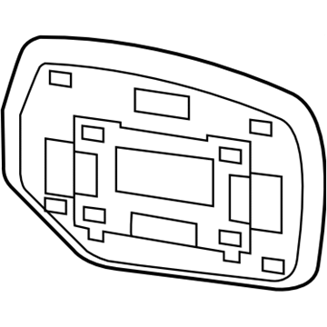 Subaru 91039VA090 Mirror Repair LH