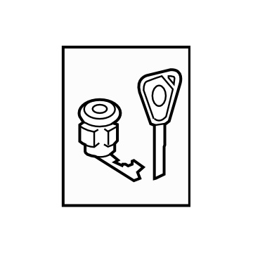 Subaru Impreza Door Lock Cylinder - 57449FG000