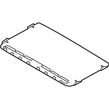 Subaru 65470AG01AEU Sun Shade Assembly