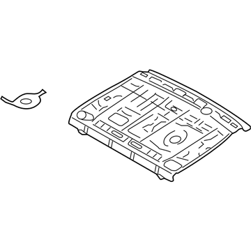 Subaru 53105AL03A9P Panel Complete Rear