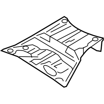 Subaru 52122AJ09A9P Floor Pan Front