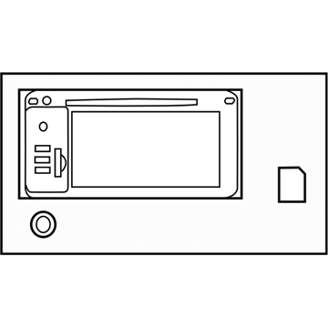 Subaru 86271CA620 Radio And NAVI Unit Assembly