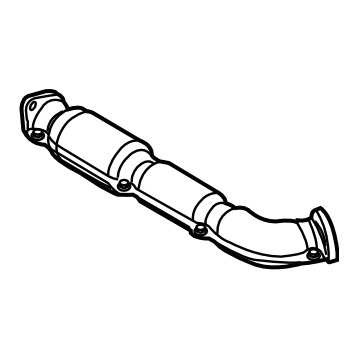 2008 Subaru Forester Exhaust Pipe - 44615AA000