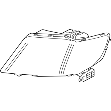 Subaru 84001XA02B Passenger Side Headlamp Assembly