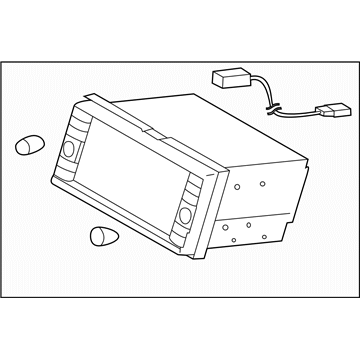 Subaru 86271FG620 RADIO/NAVIGATION Assembly