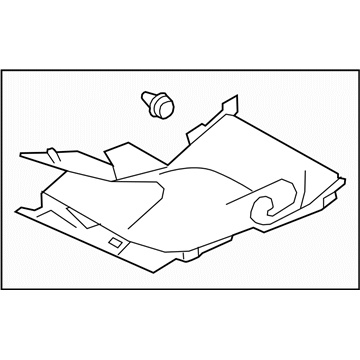 Subaru 94015AL04AVH Trim Panel D Pillar Right