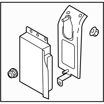 Subaru 27522SA091 ECU VDC & Bracket Assembly U4
