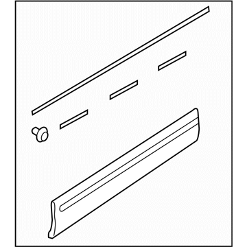 2008 Subaru Forester Door Moldings - 91112SA220