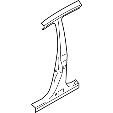 Subaru 51429AJ06A9P Panel Side Out Center Rp RH Ob