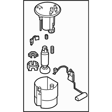 Subaru 42021VA000 Fuel Pump Assembly