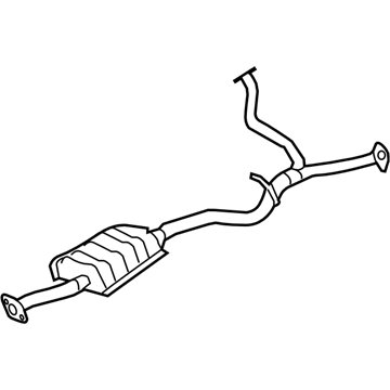 Subaru 44200AG10B Rear Exhaust Pipe Assembly