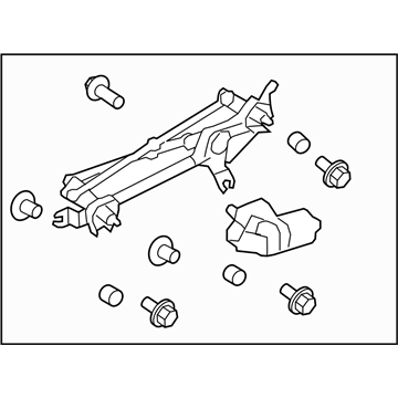 Subaru 86510FG011 Motor & Link Assembly Windshield
