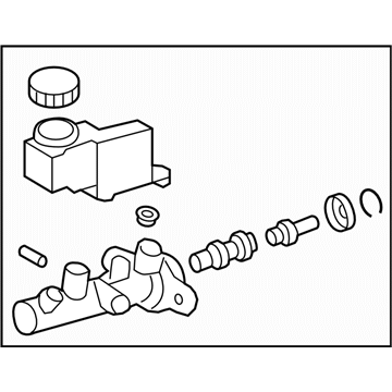 Subaru 26401XA00A Master Cylinder Assembly LH