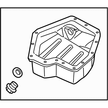 Subaru 11109AA122 Oil Pan Assembly-Engine