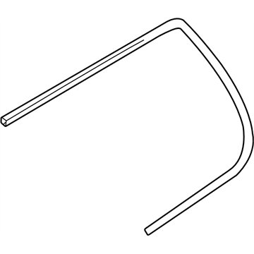 Subaru 65258SA000 Molding Rear Quarter Glass