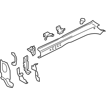 Subaru 51629SG0009P Frame Side Ff Complete Rear