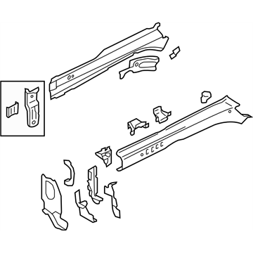 Subaru 51620SG0219P FRAM Side Complete RH