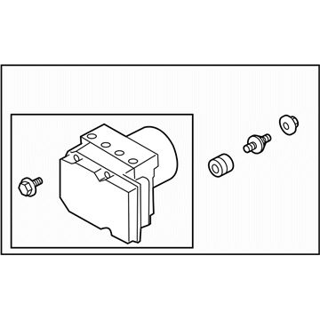 Subaru 27539FE300 Hydraulic Unit Assembly Abs