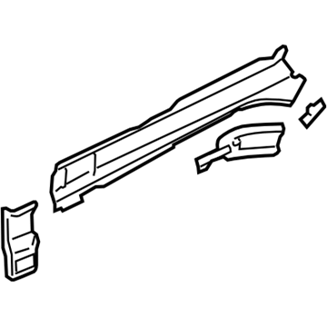 Subaru 51615AG08B9P Closing Plate Ff CPRH