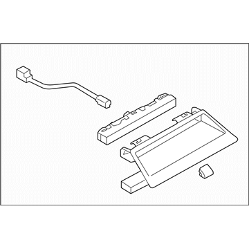 Subaru 84701AJ020WJ High Mount Spoiler Lamp Assembly