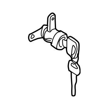 Subaru 57494AE00A Door Lock Cylinder, Right