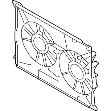 2009 Subaru Tribeca Fan Shroud - 45122XA02A